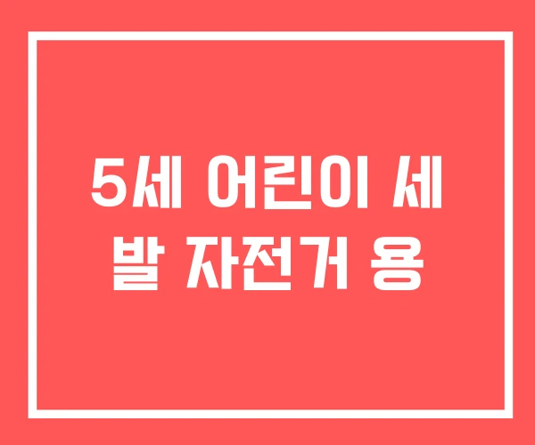 5세 어린이 세 발 자전거 용 5세 어린이 세 발 자전거 용