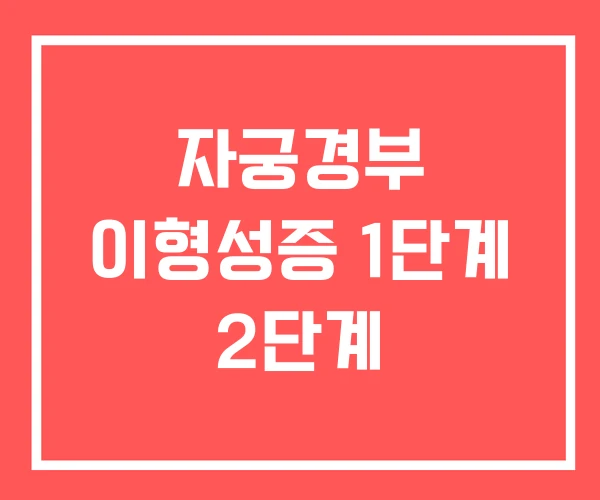 자궁경부 이형성증 1단계 2단계