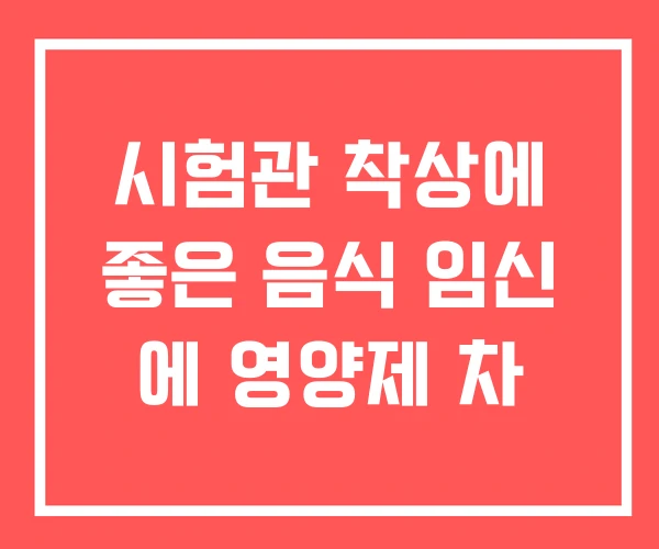 시험관 착상에 좋은 음식 임신 에 영양제 차